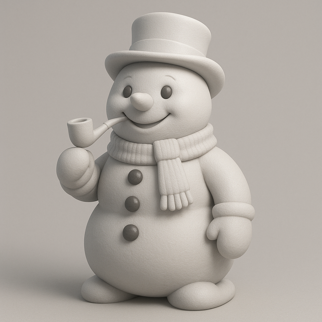 SNOWMAN STATUE