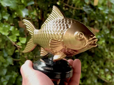 Fantasy Fish for Good Luck β Carp / Goldfish Sculpture