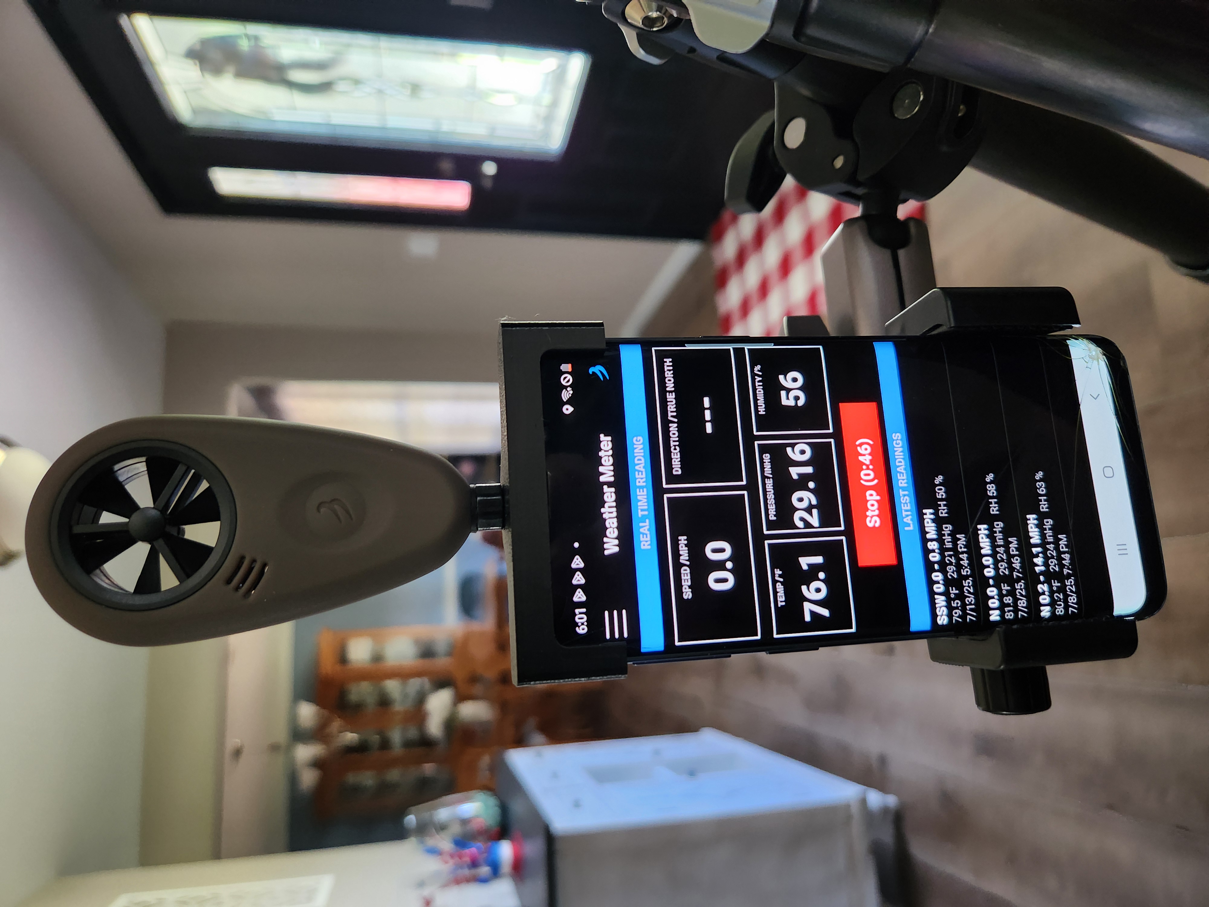 WeatherFlow Meter Phone Holder