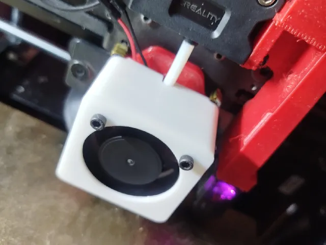Ender-5 S1 fan shroud for Speedy Spider Hotend