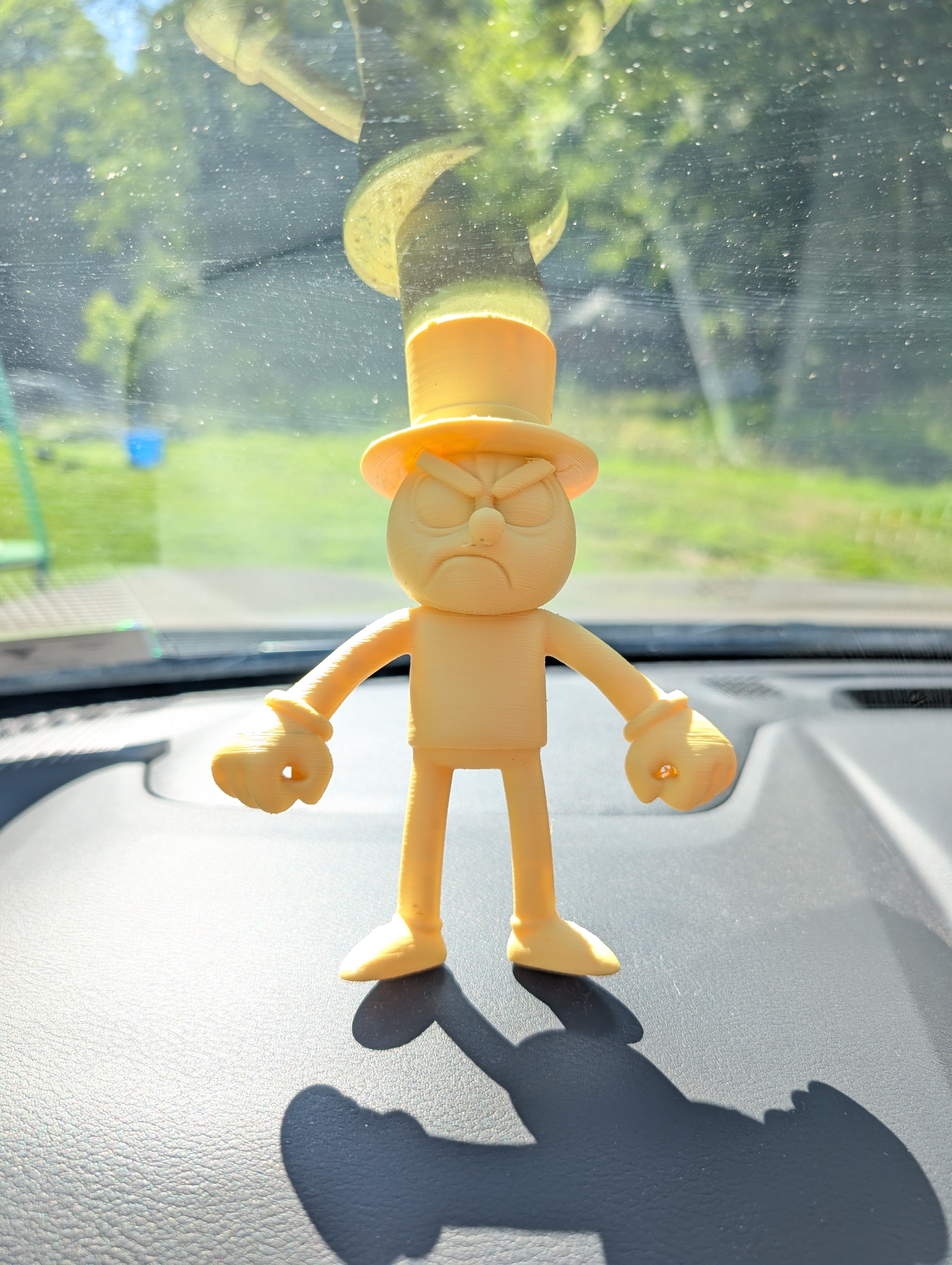 Cartoony Angry Old Man