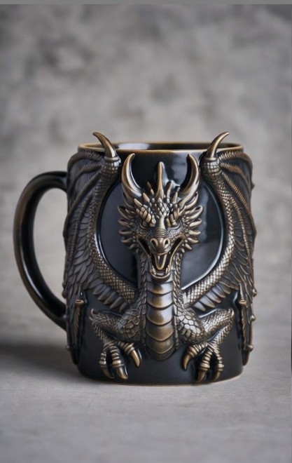 Dragon Epic Relief Mug