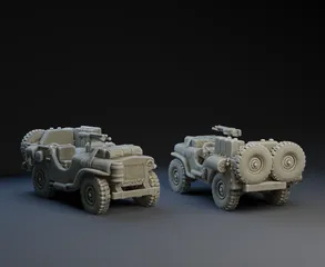 Little Green Army : Desert Jeep / Willy