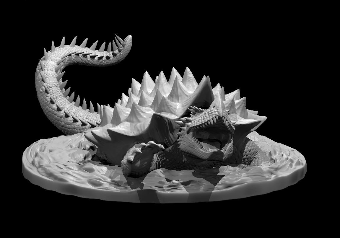 Miniatura 2 do modelo 3D Dragon Turtle 2025