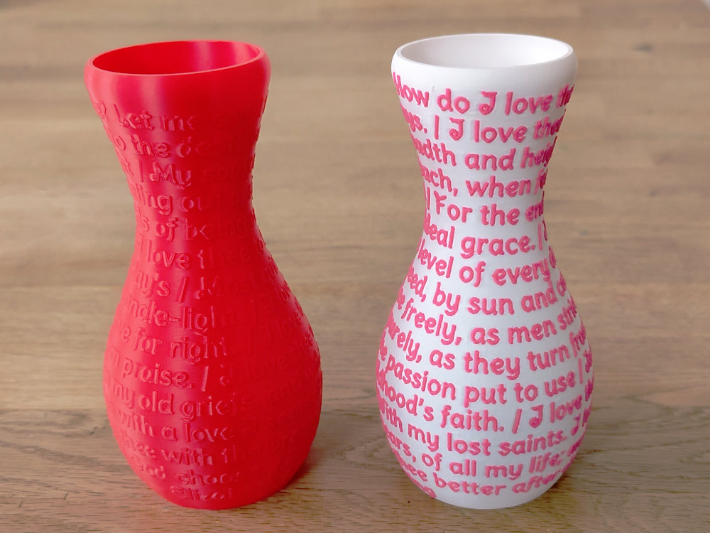 poetic vase (valentine's day)