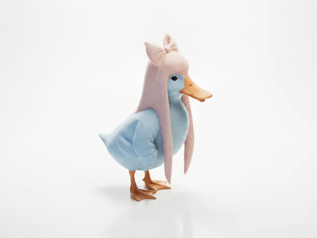 Cute Duck Figurine Chibi & Cute Animal 3D Printable