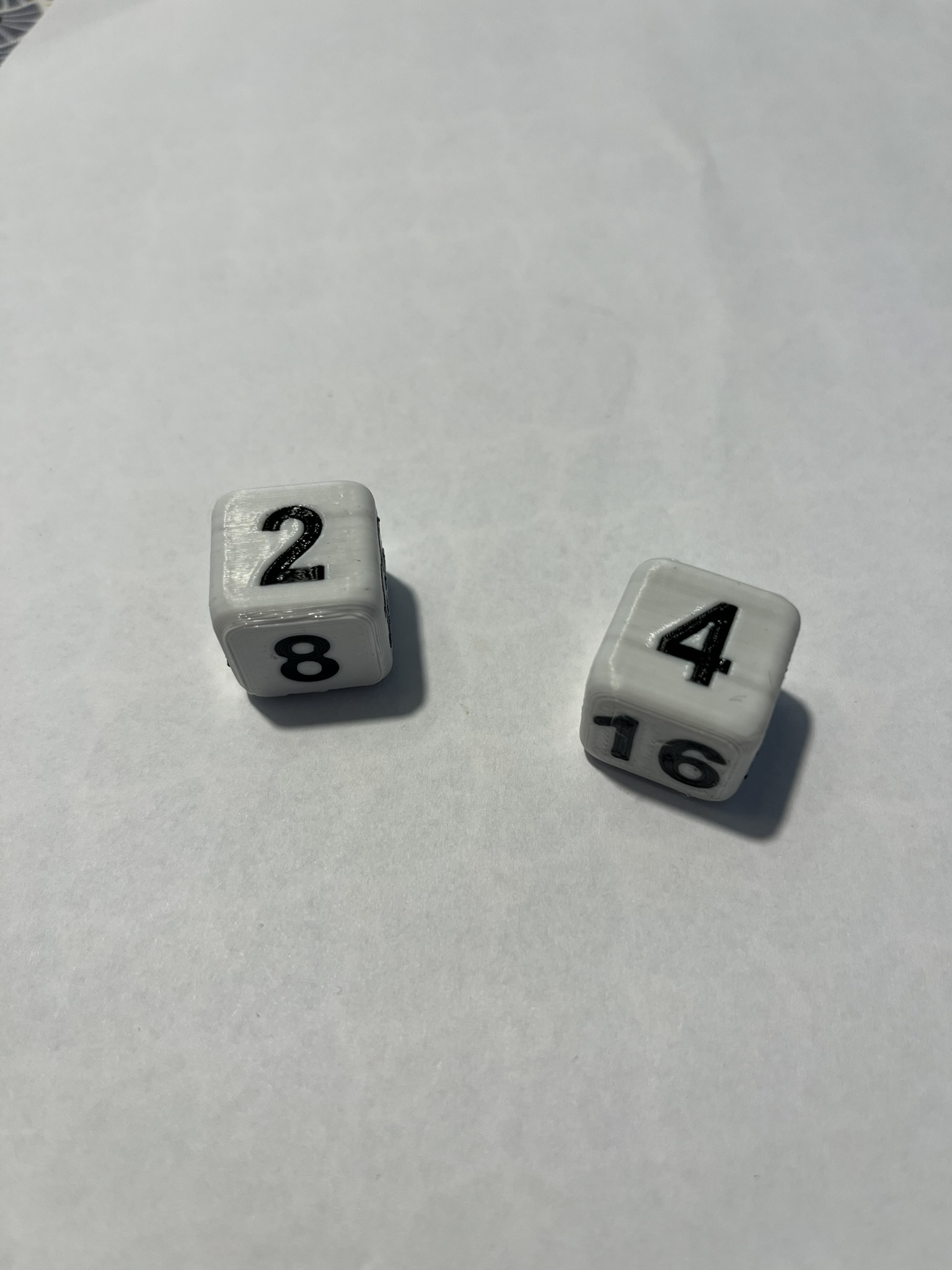 Backgammon doubling dice