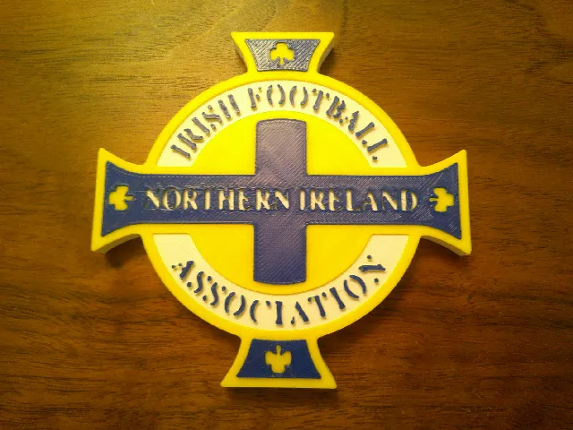 Northern Ireland National Football Team Logo Coaster or Plaque