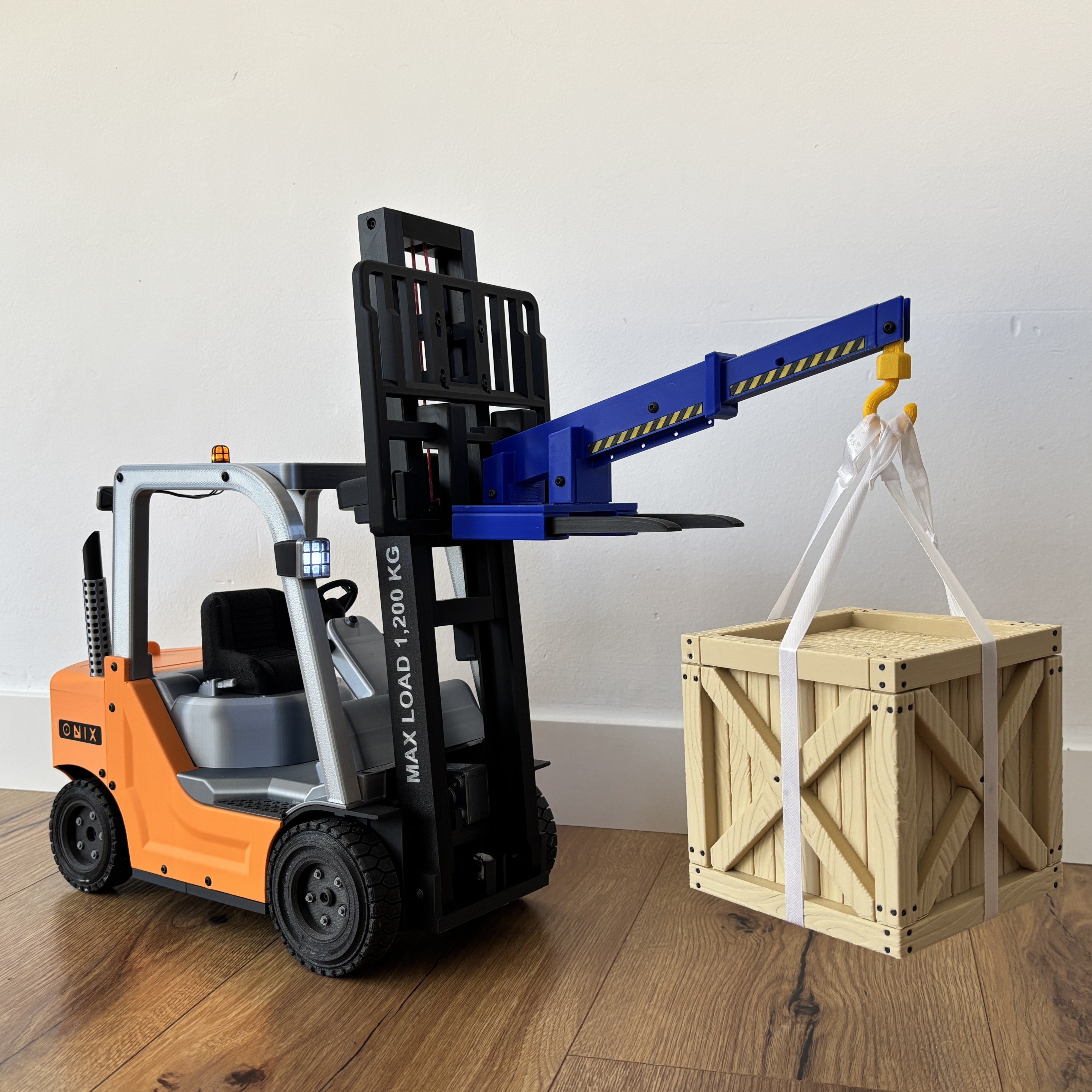 Contenedor caja de madera para mercancias