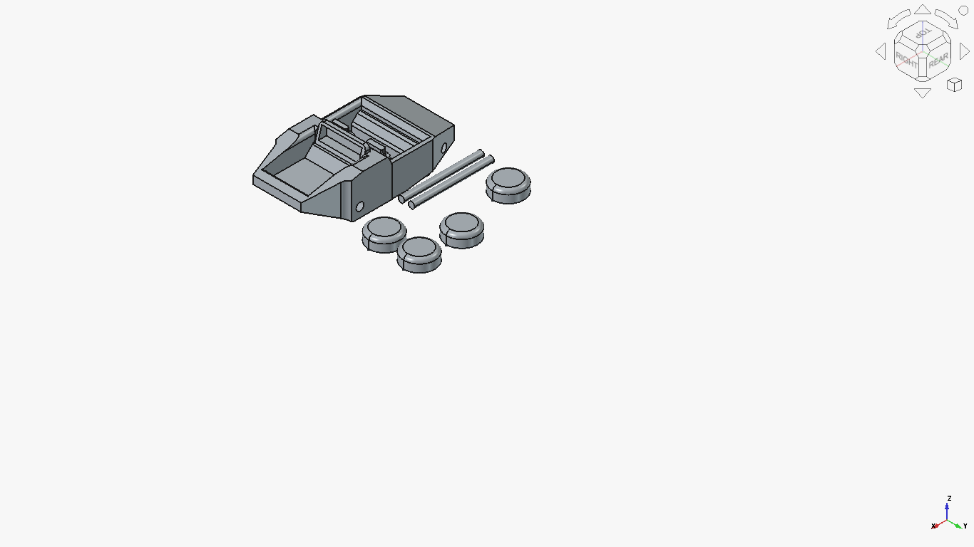 Vector 4 Car 3D model