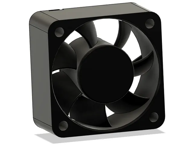 Axial 4020 fan model for use in 3D designs