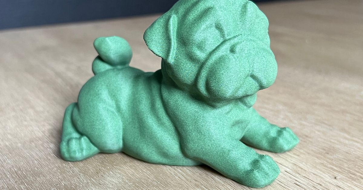 Pug Dog Mops Statue by LemonArts | Download free STL model | Printables.com