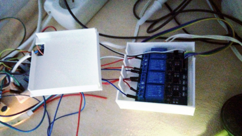 relay box for 4-module relay set
