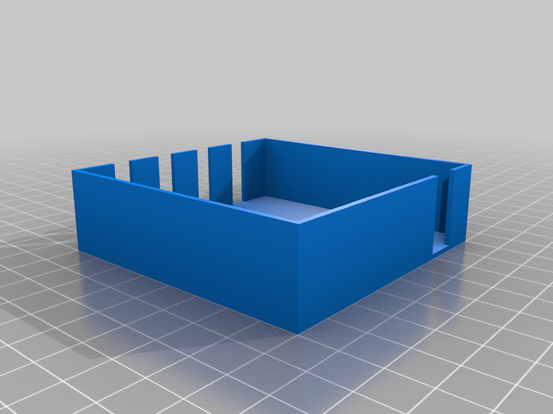 Miniatura 3 do modelo 3D relay box for 4-module relay set