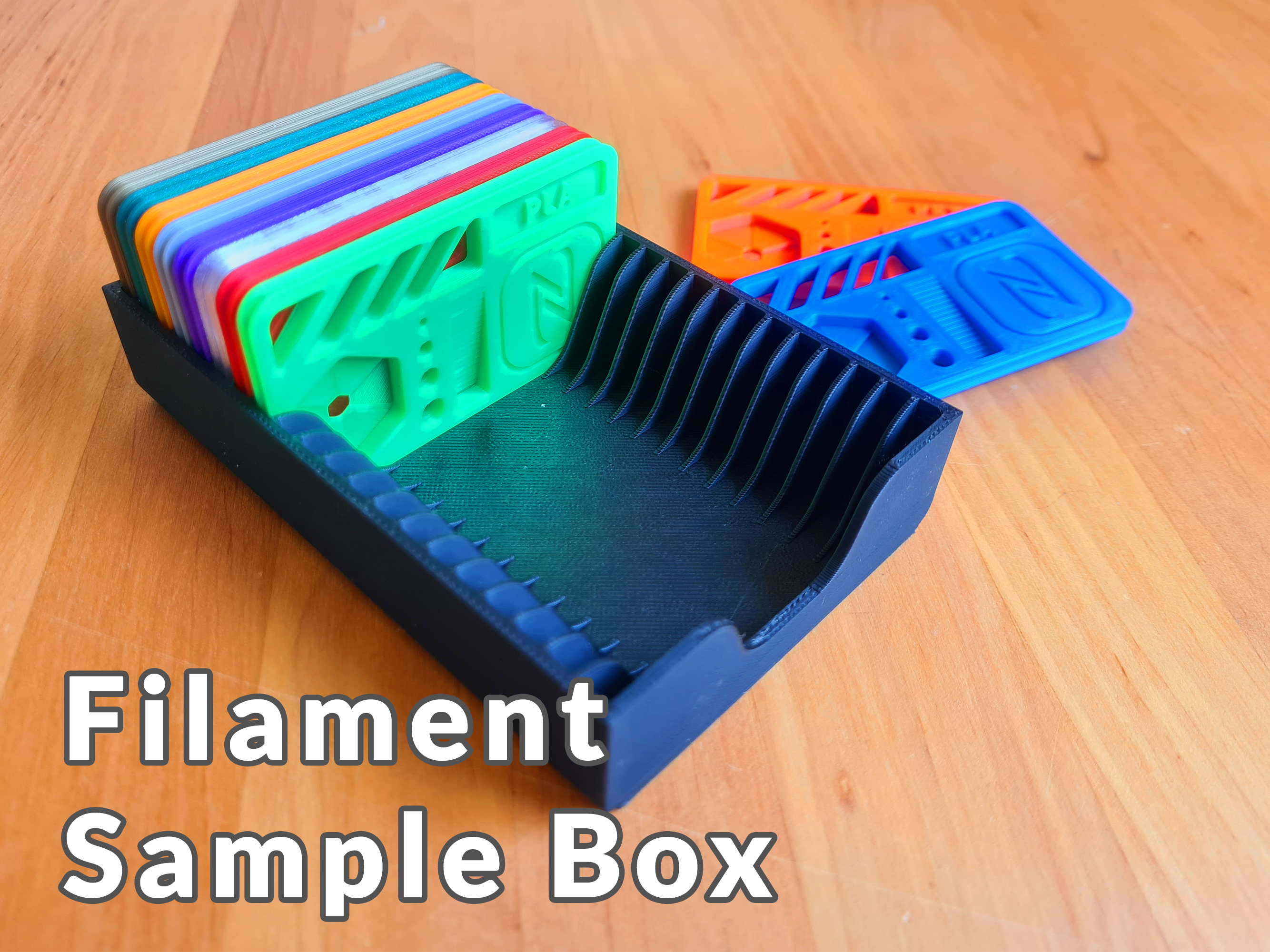 Filament Sample Box | Store your Filament Swatches