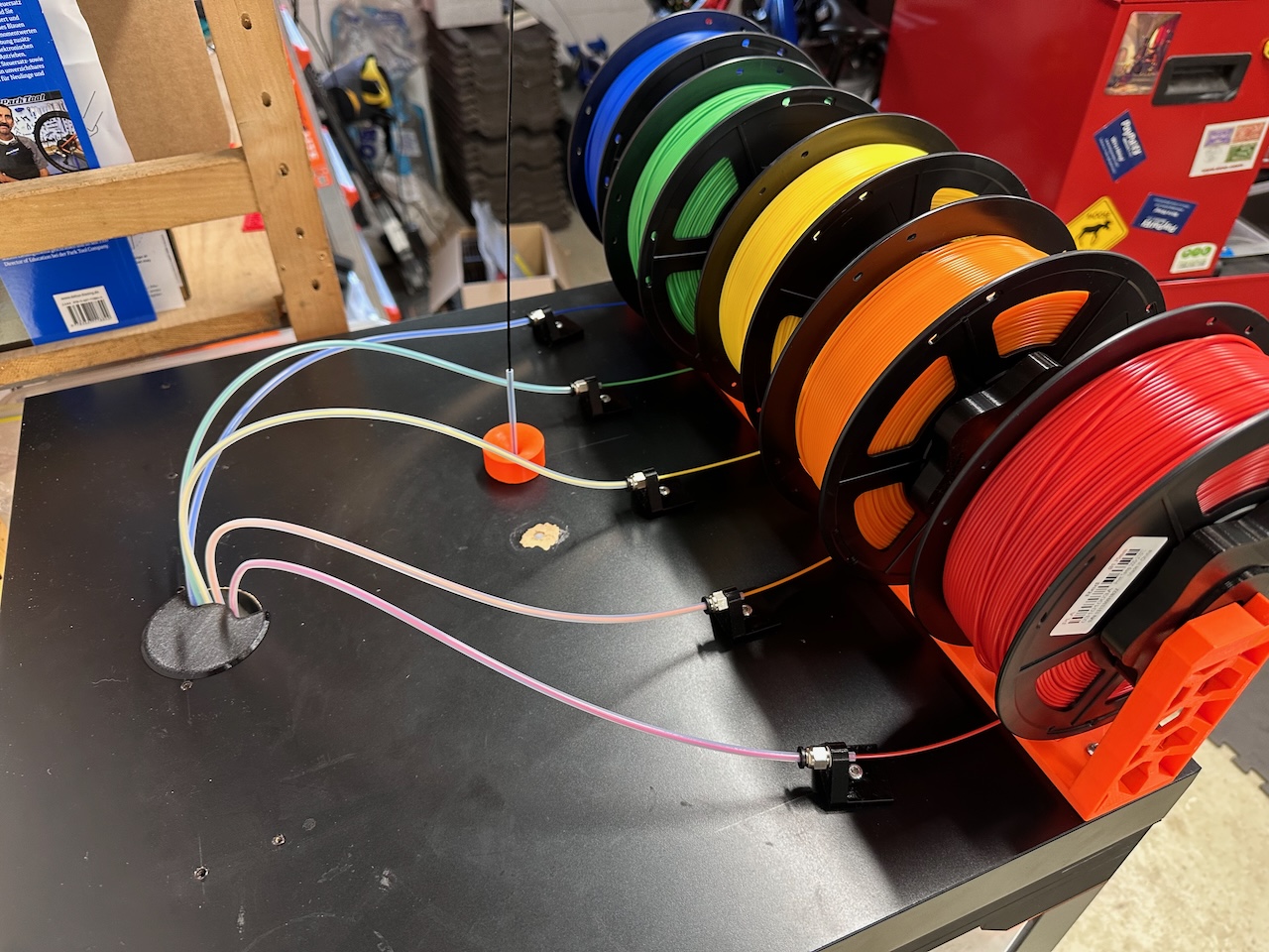 Lack Enclosure MMU3 PTFE Routing for RMU MK3