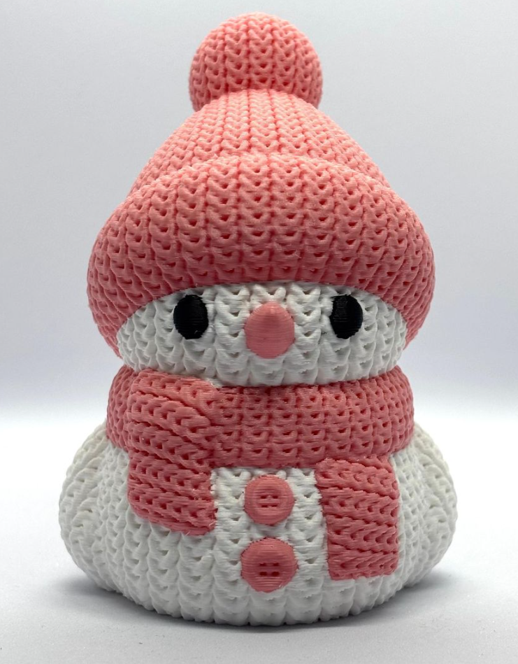 Cute snowman with beanie