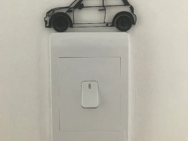 R56 Mini Cooper S Silhouette Wall Art
