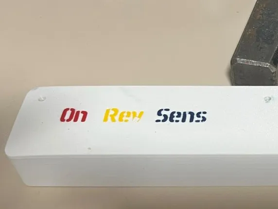 Mehrfarbige Beschriftung ohne MMU / Multi-coloured labelling without MMU