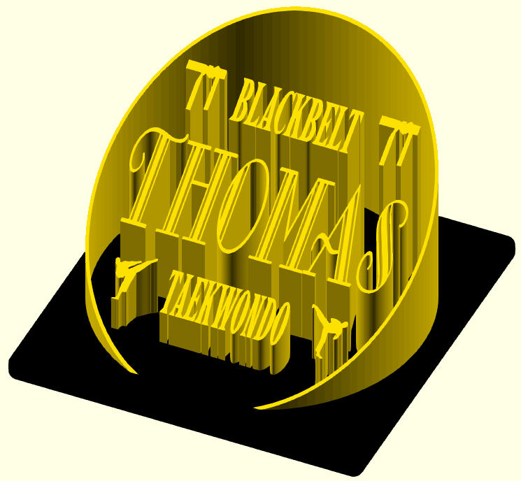 Miniatura 3 do modelo 3D Customizable Trophy