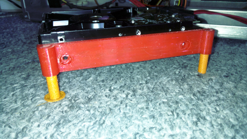 3.5" hd frame limiting vibrations