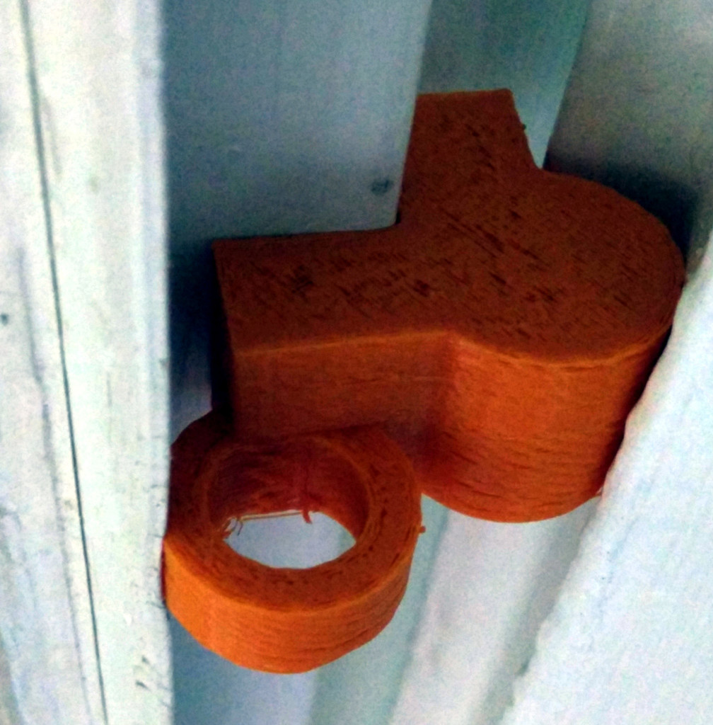 Lightweight Door Stopper for Balcony  - Minimale Tür-Auf-Halter für Altbau-Balkon-Tür