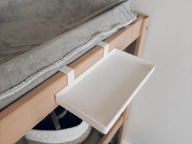 Paper Tissue Holder for IKEA SNIGLAR changing table (Clip-On 3D Printable Accessory)