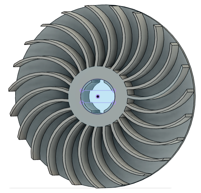 Hecht 611 ventilátor, motor fan