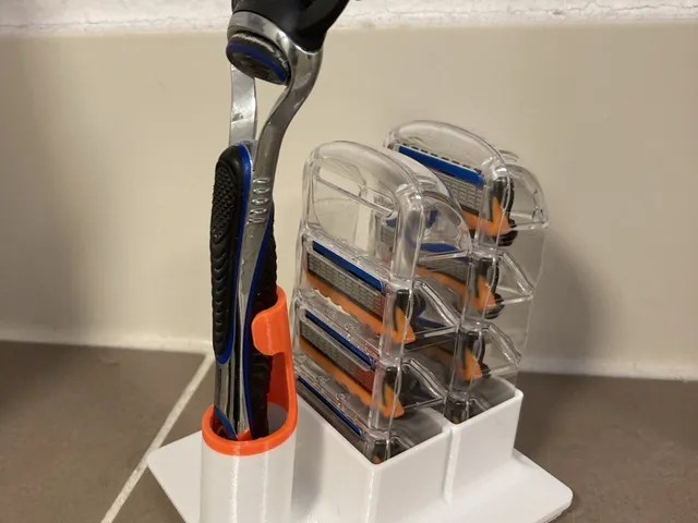 Gridfinity Gillette Fusion Razor Stand