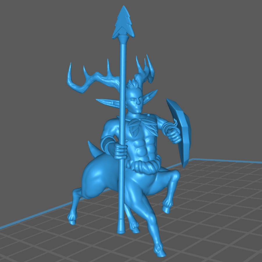 Miniatura 12 do modelo 3D Wood-Elf Centaur