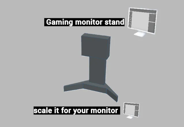 Gaming monitor stand