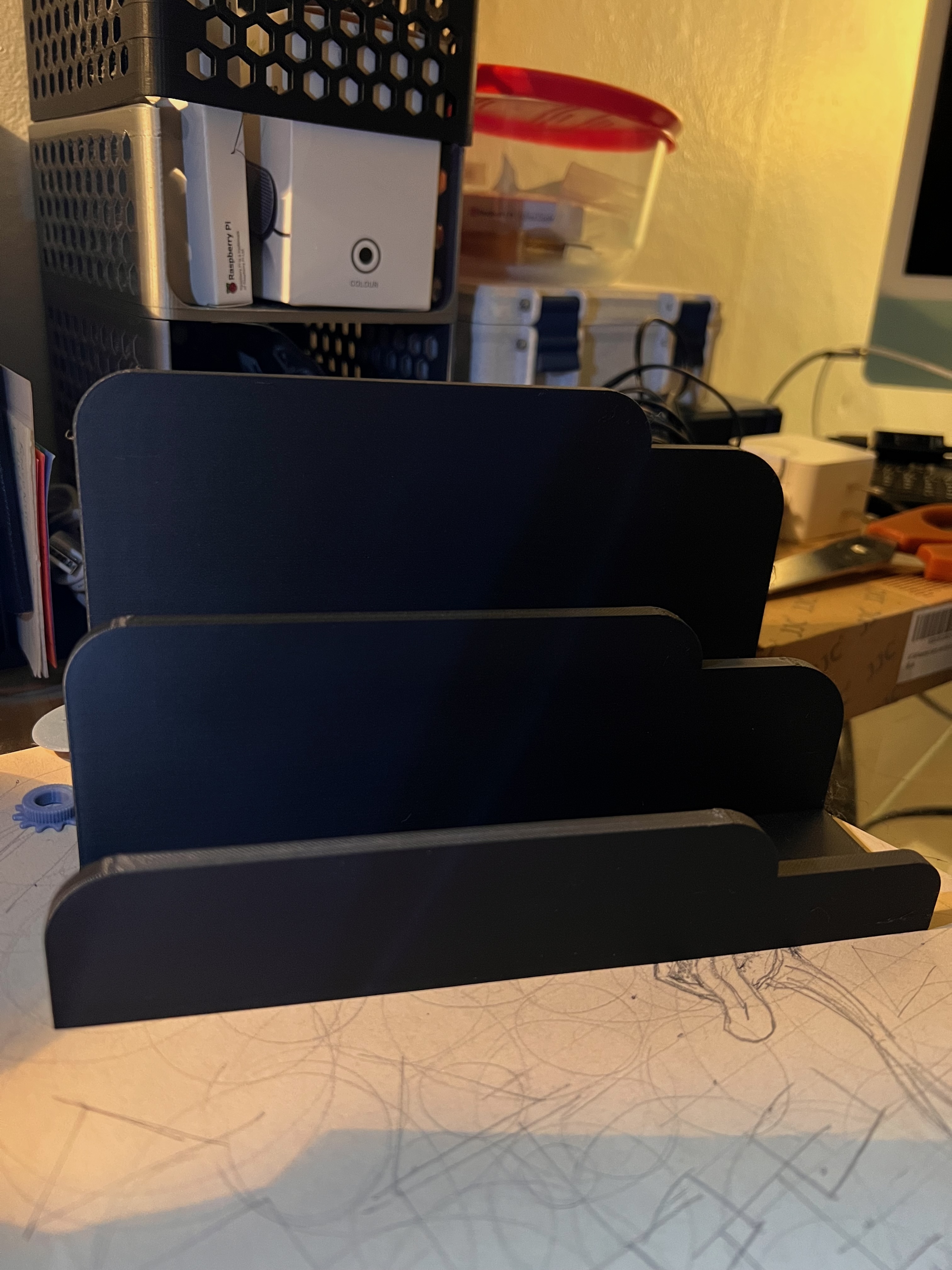 Wider document holder
