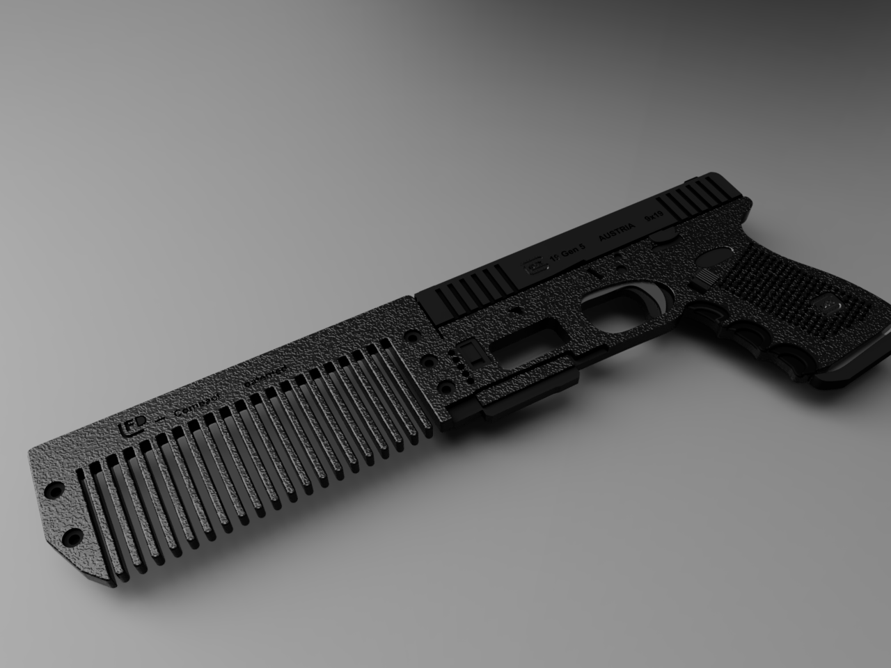 glock-hairbrush-by-extrudeelegance-download-free-stl-model