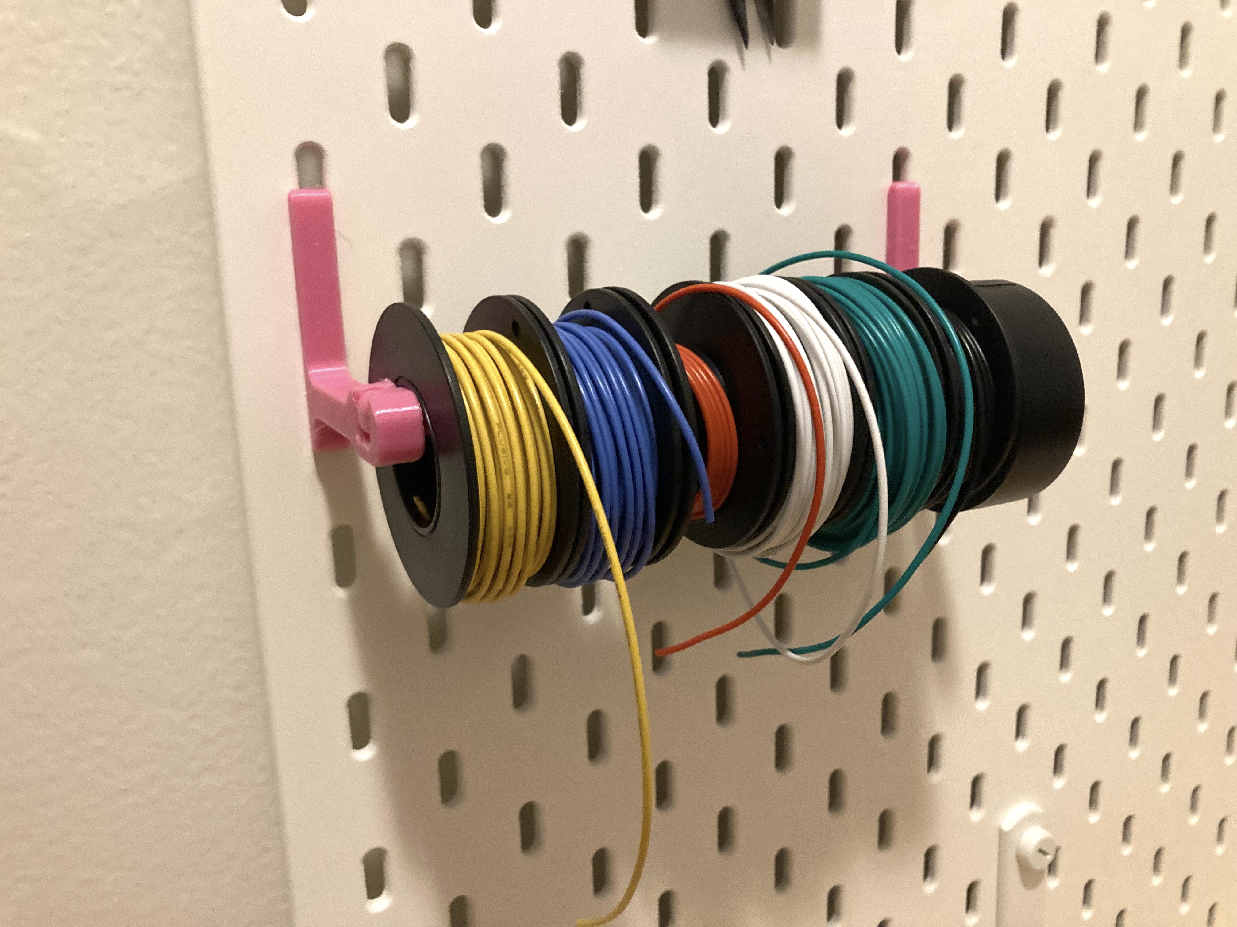 Print-In-Place Skadis Wire and Tape Dispenser