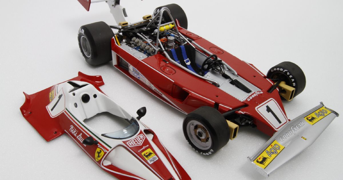 経典ブランド 312T2 Tipo Ferrari F1 1976 Download | R.R. by Lauda Niki #1 エグゾト