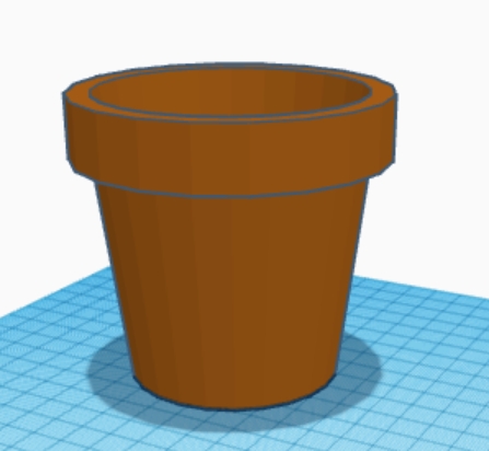 Basic pot for plants.