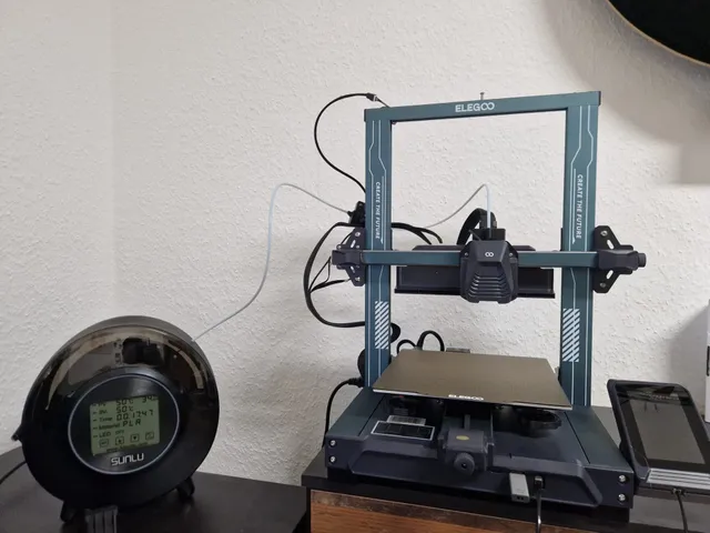 Elegoo Neptune 4/Pro Trockenbox Filament Führung