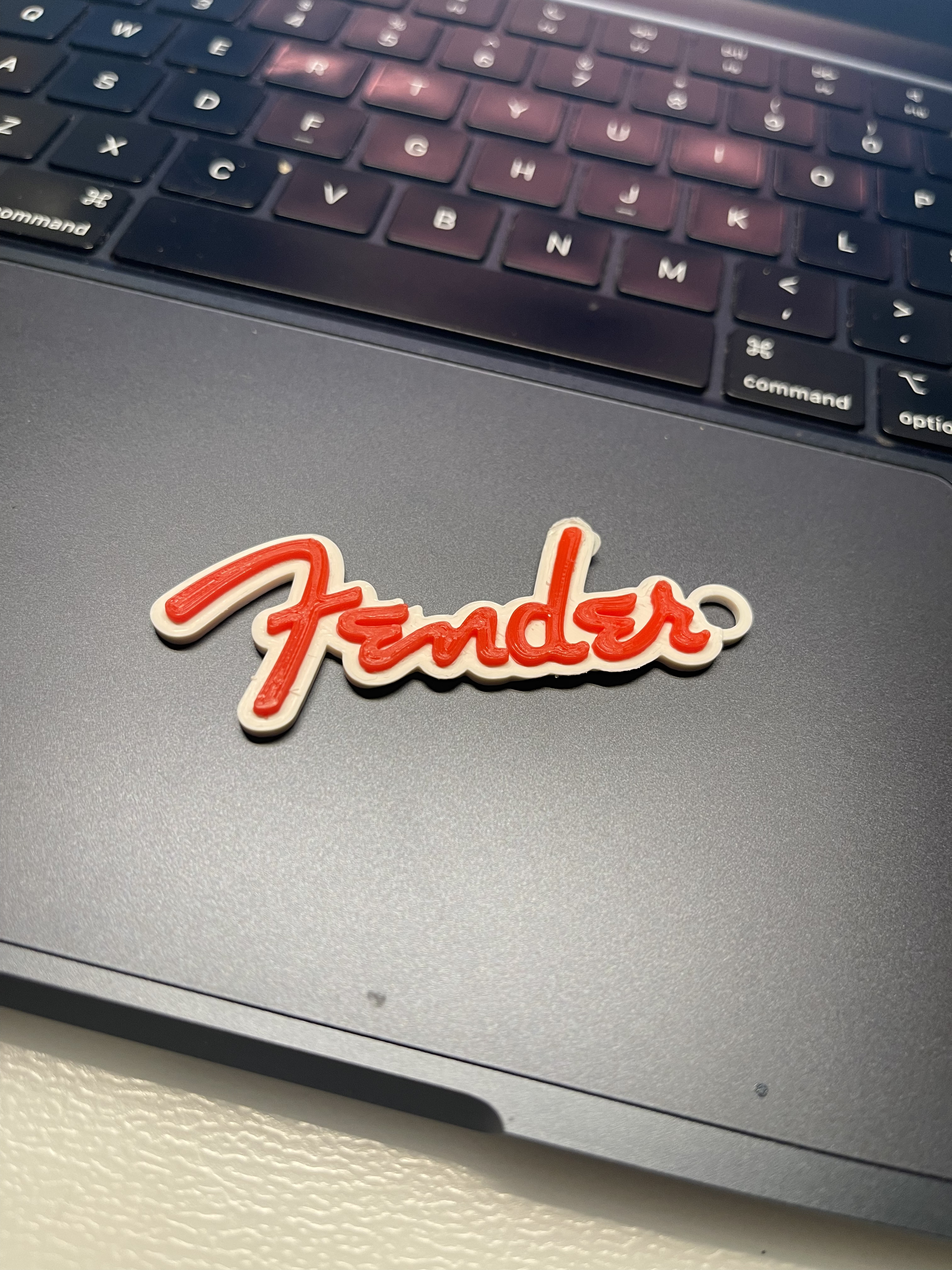 Fender Logo Keychain