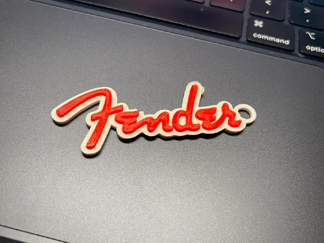 Fender Logo Keychain