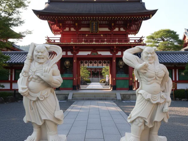 The Niō Guardians — Kongō Rikishi from Pairi Daiza