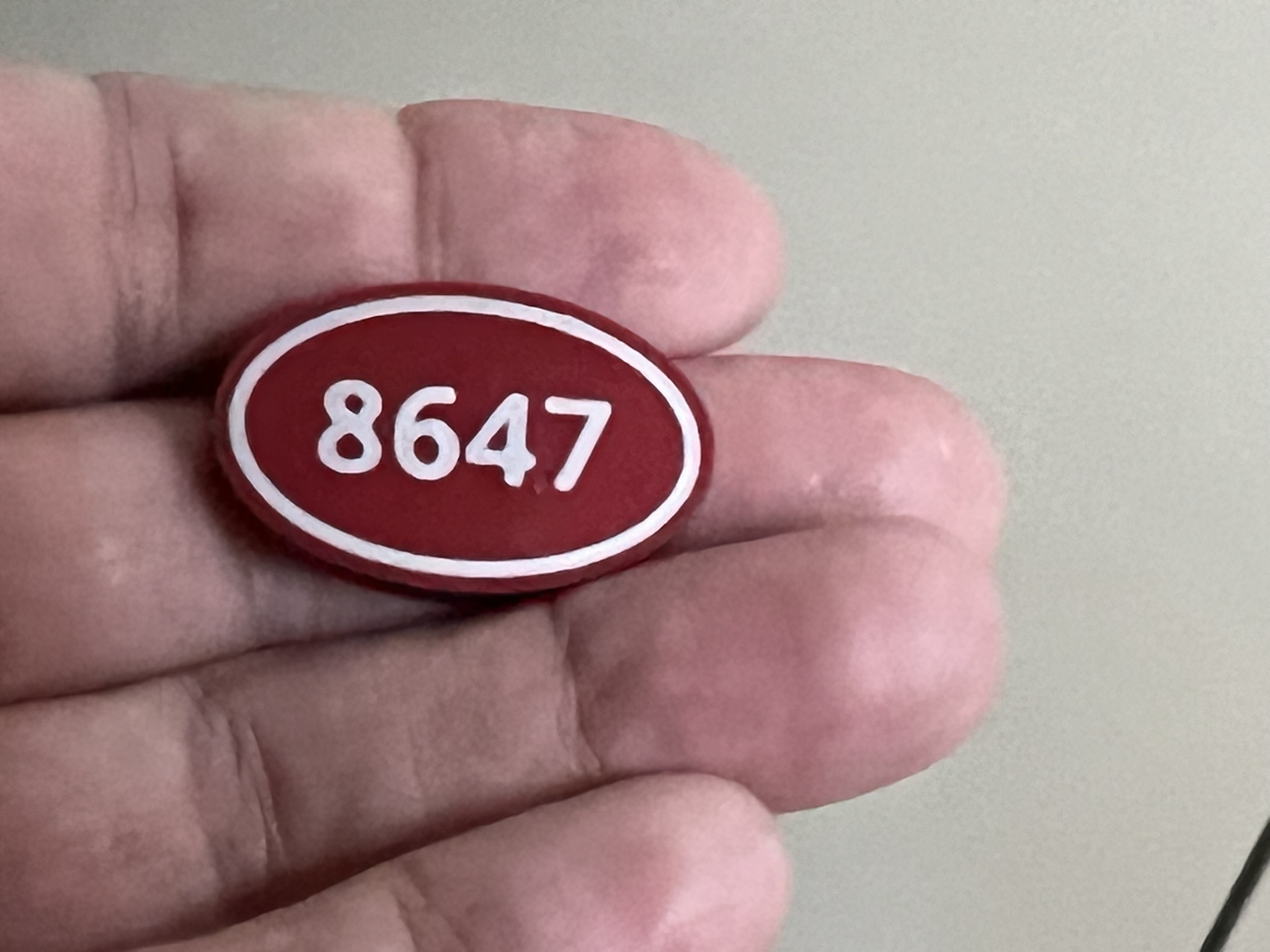 8647 Fridge Magnet