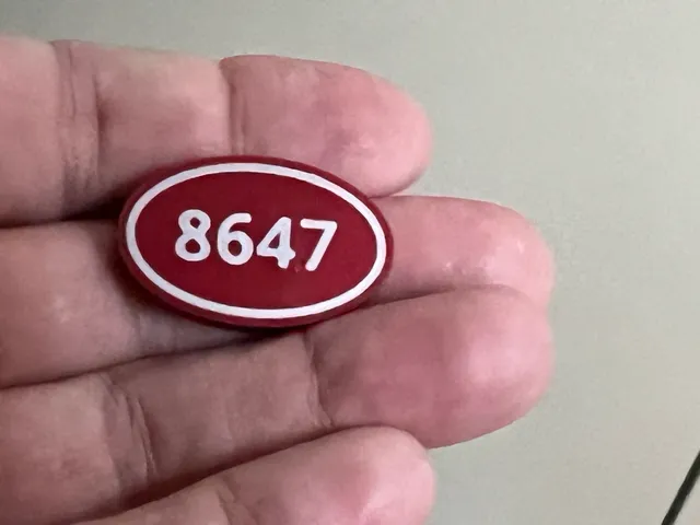 8647 Fridge Magnet
