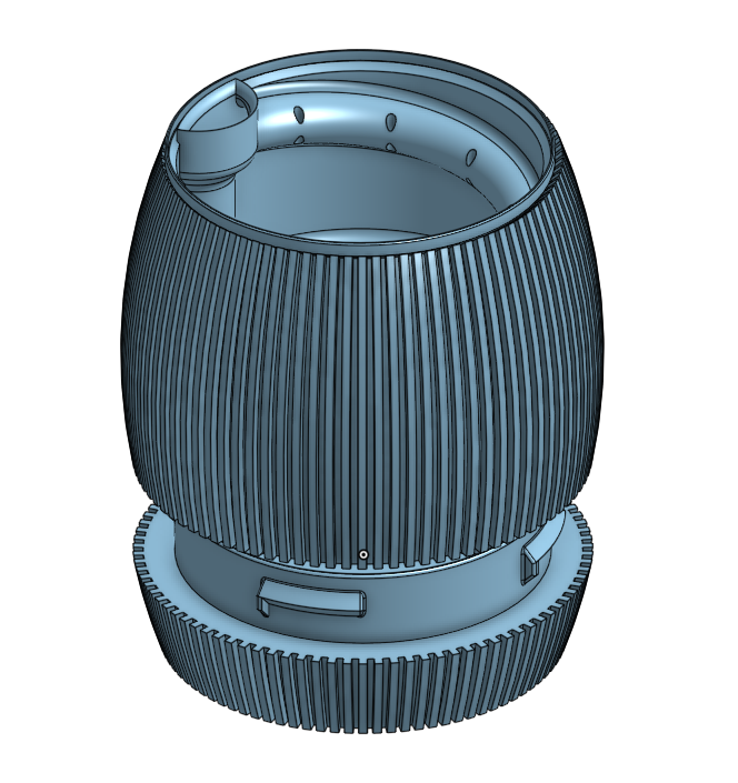 Wall Vase with Integrated Water Distribution System #2