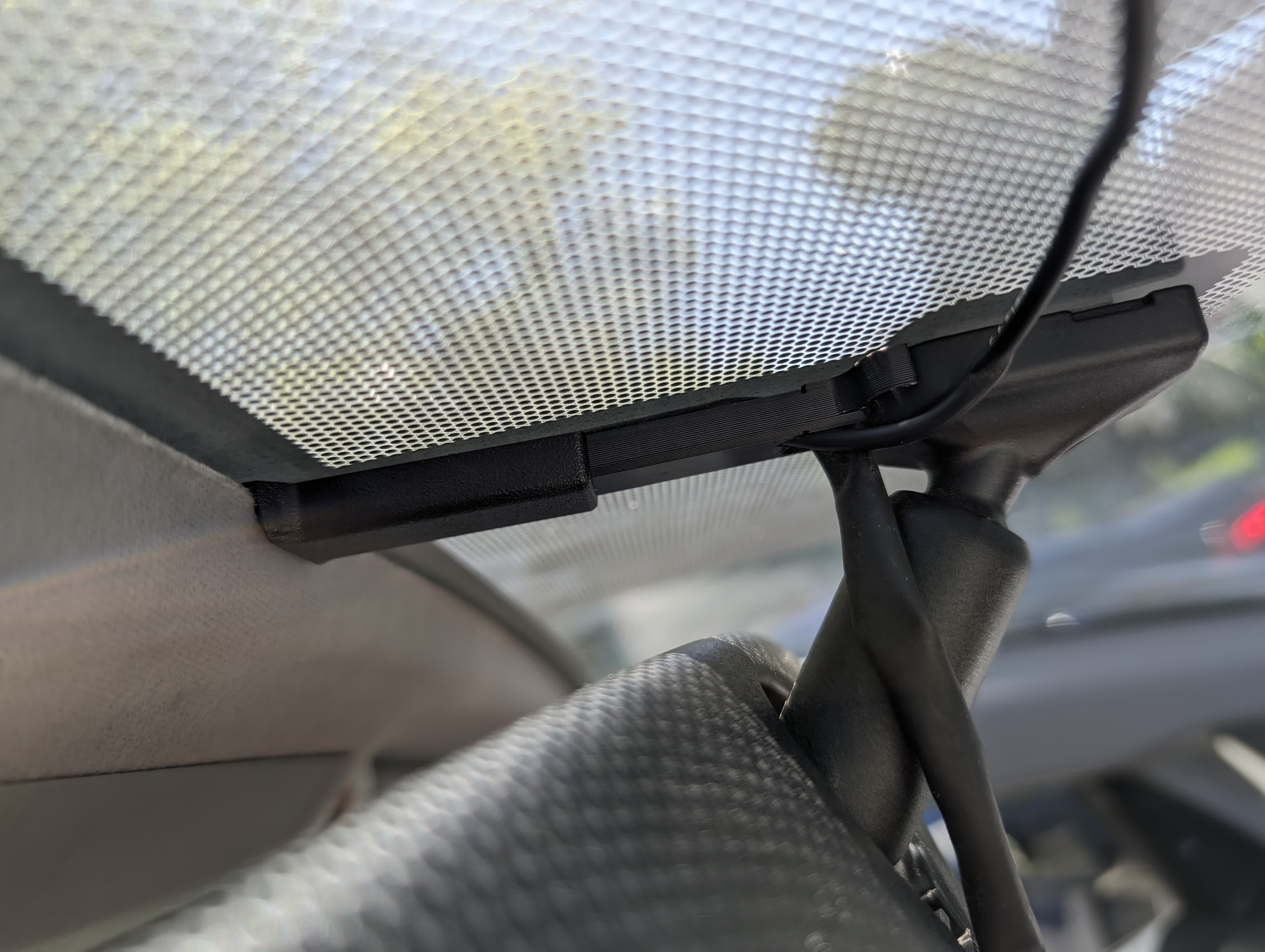Parametric Gen 2 Prius (20032009) Rear View mirror wire cover by mrwm Download free STL model
