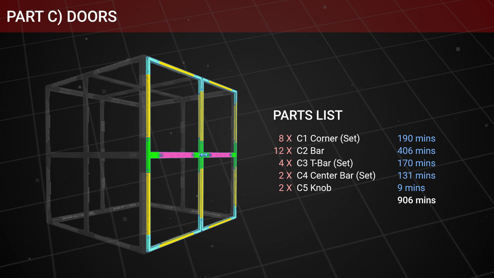 Square Stacks 3D Printer Enclosure (Also A Photography Lightbox) — miniatura 5