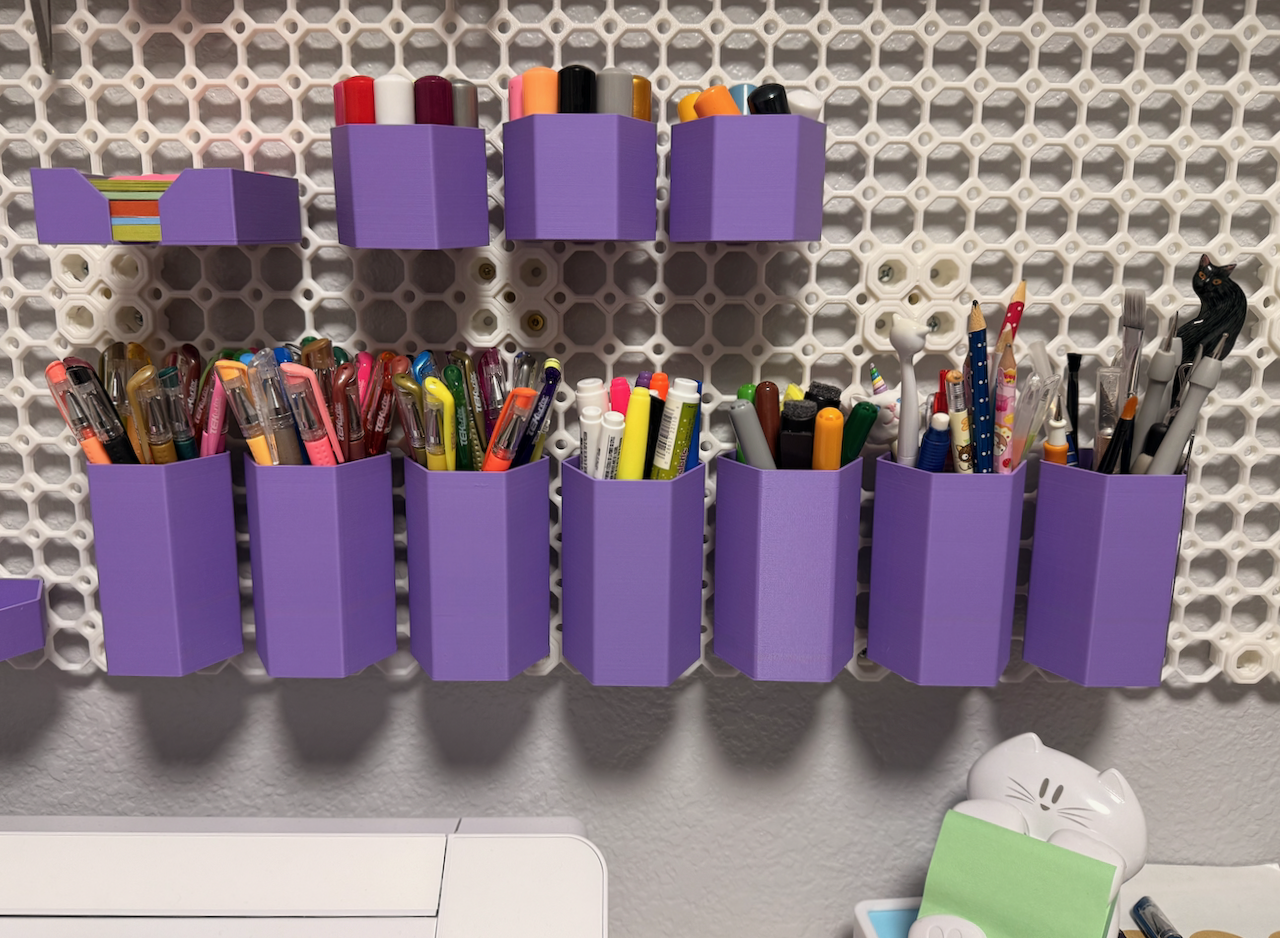 HexaBins: Multiboard-Compatible Modular Storage!