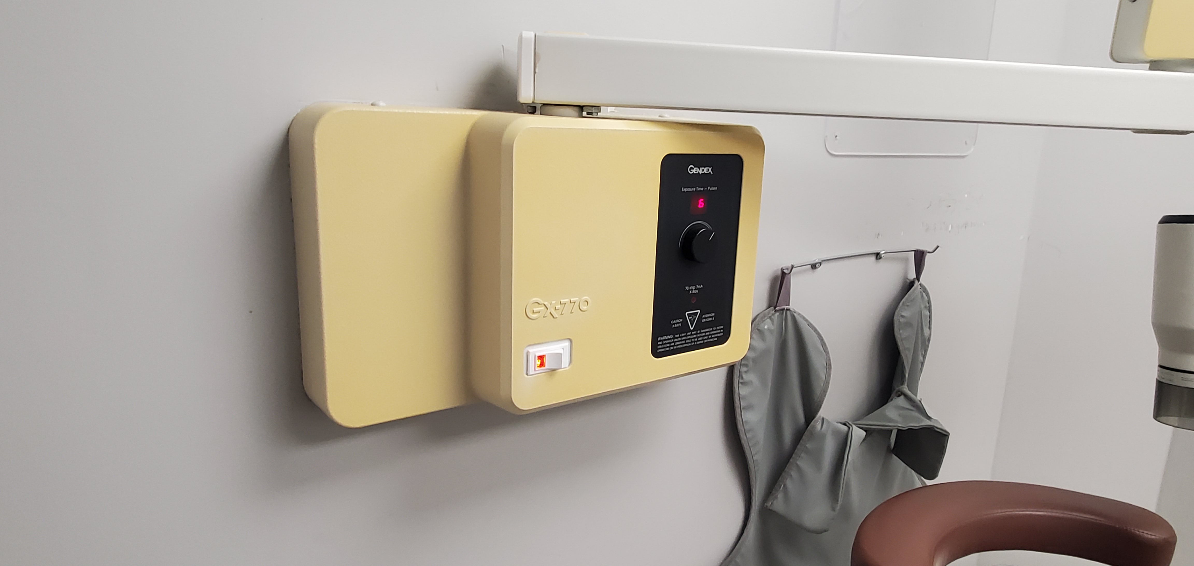 Xray power switch bracket