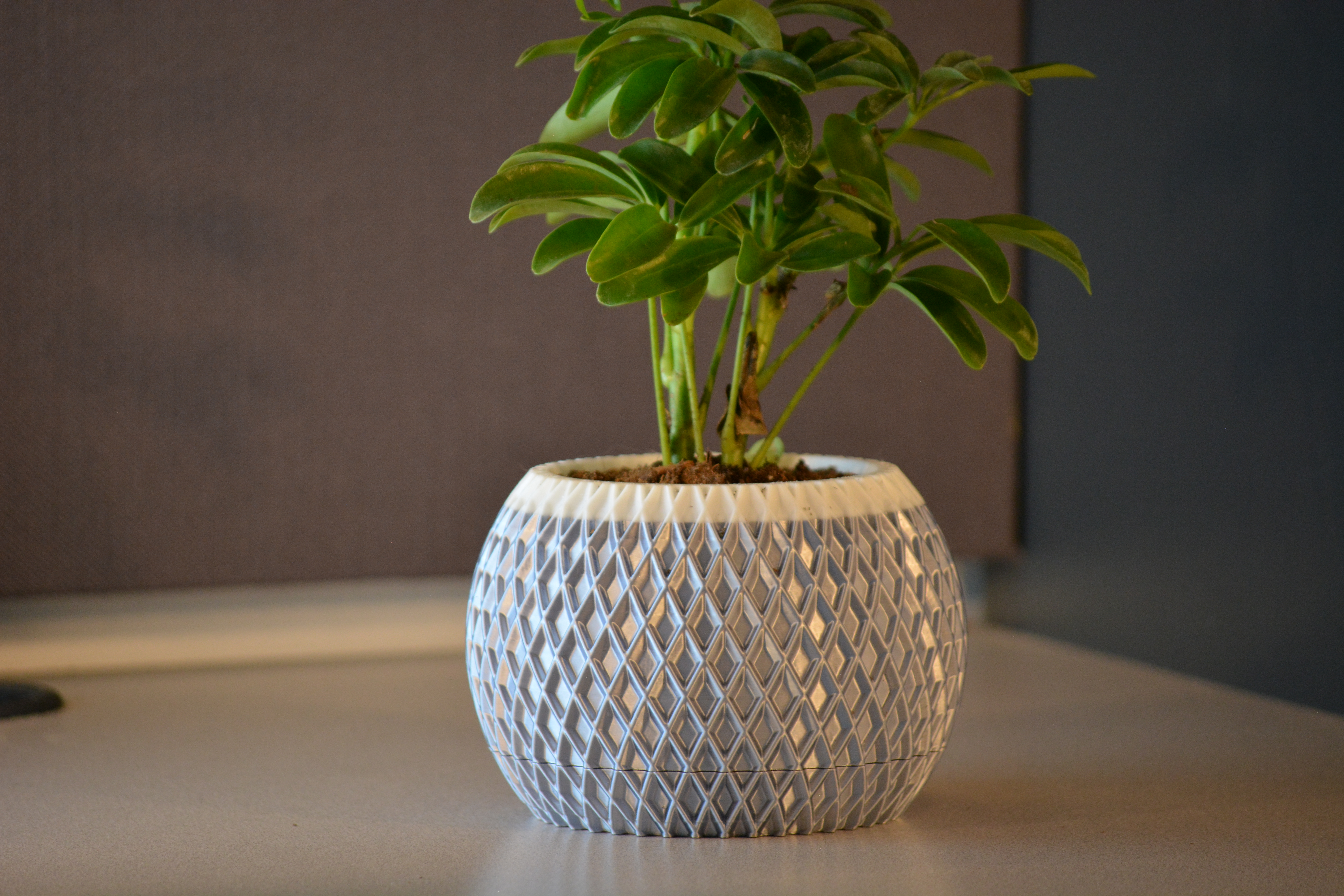 Modern Planter 002 - Hidden drip tray