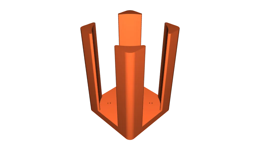 120 mm Desk monitor riser leg. by SL20X | Download free STL model ...