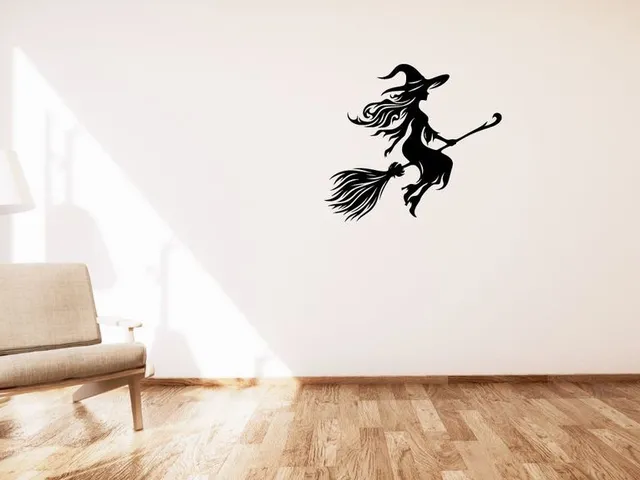 Witch / Čarodějnice wall or table decoration